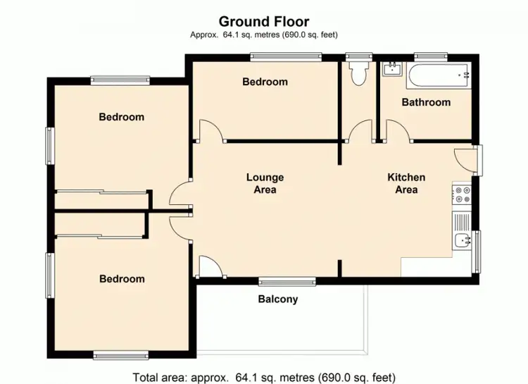 Floorplan of Homely land listing, 12 Edris Street, Alderley QLD 4051