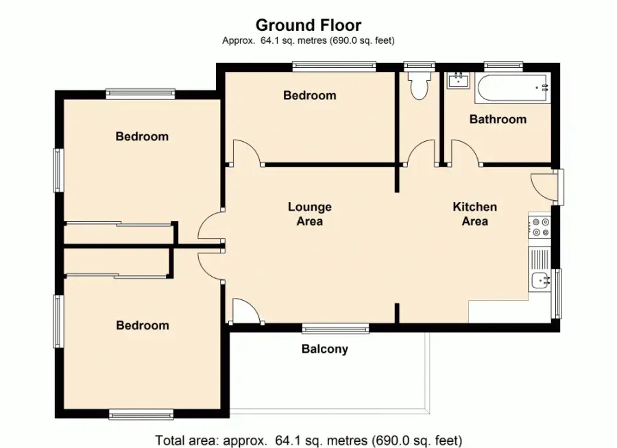 Floorplan of Homely land listing, 12 Edris Street, Alderley QLD 4051