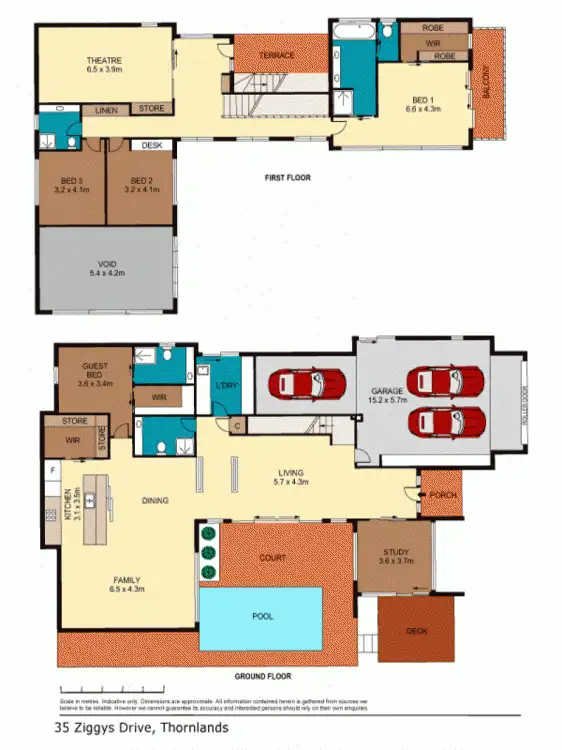 Floorplan of Homely house listing, 35 Ziggys Drive, Thornlands QLD 4164