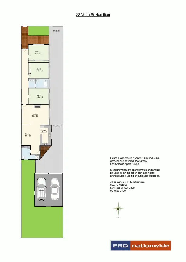 Floorplan of Homely house listing, 22 Veda Street, Hamilton NSW 2303