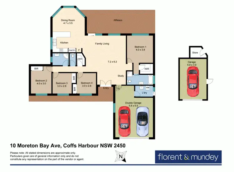 Floorplan of Homely house listing, 10 Moreton Bay Ave, Coffs Harbour NSW 2450