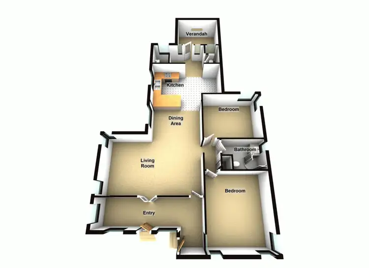 Floorplan of Homely house listing, 19 Eleventh Avenue, Brighton QLD 4017