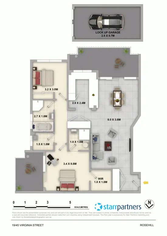 Floorplan of Homely unit listing, 19/45-55 Virginia Street, Rosehill NSW 2142