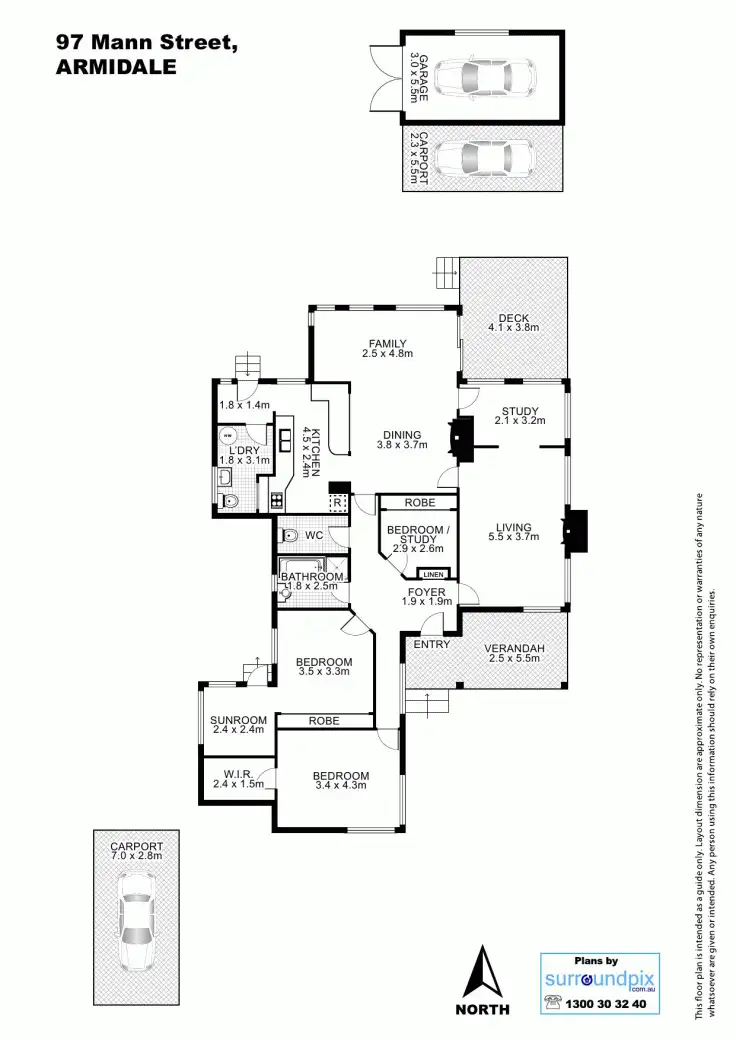 Floorplan of Homely house listing, 97 Mann Street., Armidale NSW 2350