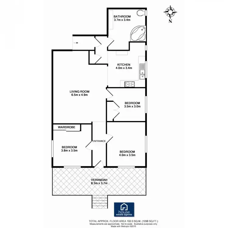 Floorplan of Homely house listing, 66 Herries Street, East Toowoomba QLD 4350