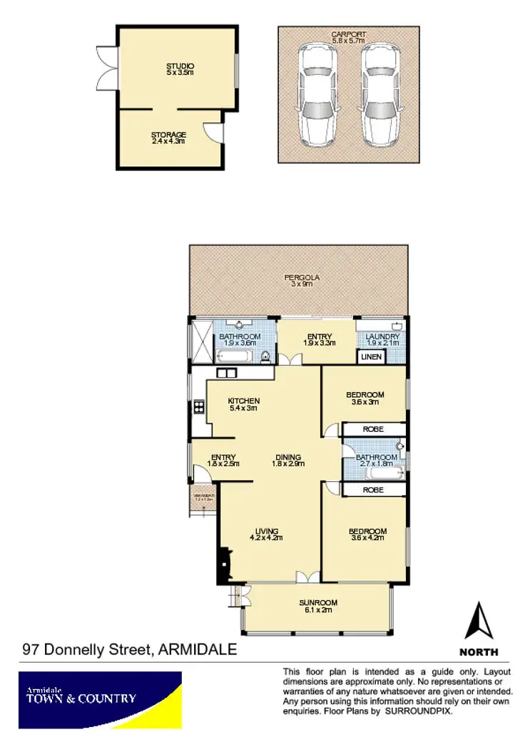 Floorplan of Homely house listing, 97 Donnelly Street, Armidale NSW 2350