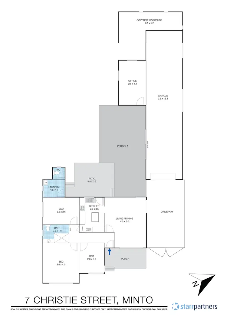 Floorplan of Homely house listing, 7 Christie St, Minto NSW 2566