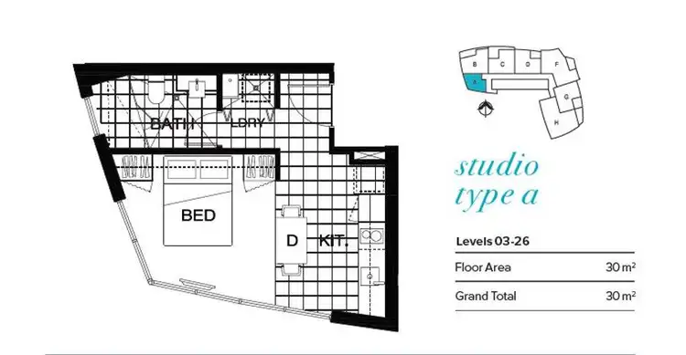 Floorplan of Homely unit listing, Surfers Paradise, Surfers Paradise QLD 4217