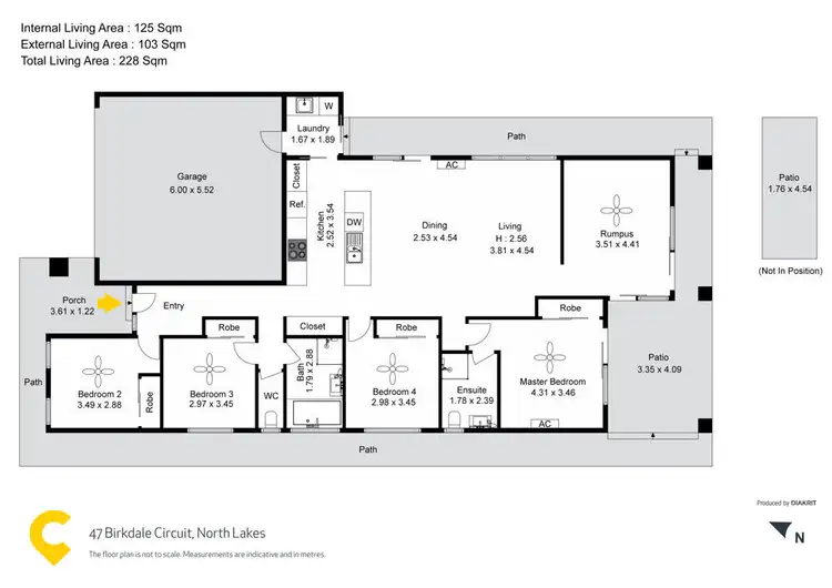 Floorplan of Homely house listing, 47 Birkdale Circuit, North Lakes QLD 4509