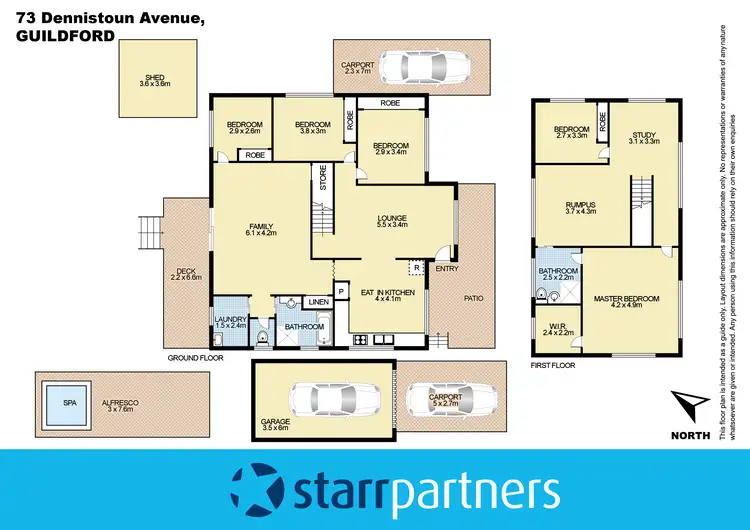 Floorplan of Homely house listing, 73 Dennistoun Avenue, Guildford NSW 2161