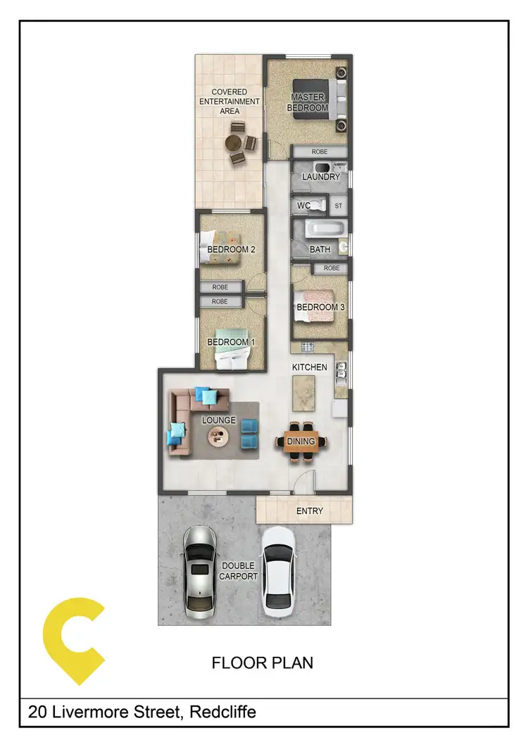 Floorplan of Homely house listing, 20 Livermore Street, Redcliffe QLD 4020