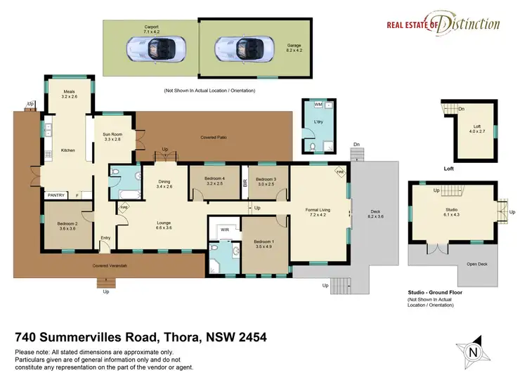 Floorplan of Homely rural property listing, 740 Summervilles Road, Bellingen NSW 2454