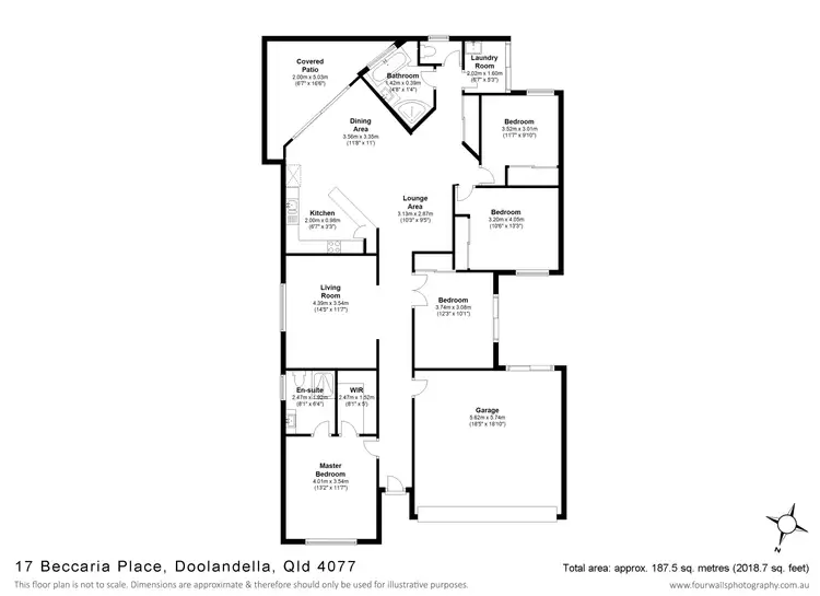 Floorplan of Homely house listing, 17 Beccaria Pl, Doolandella QLD 4077