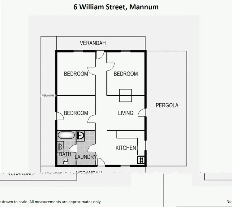 Floorplan of Homely house listing, 6 William Street, Mannum SA 5238