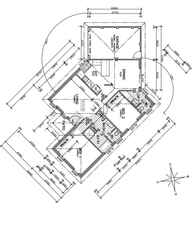 Floorplan of Homely villa listing, 1/9 Trevally Avenue, Old Bar NSW 2430