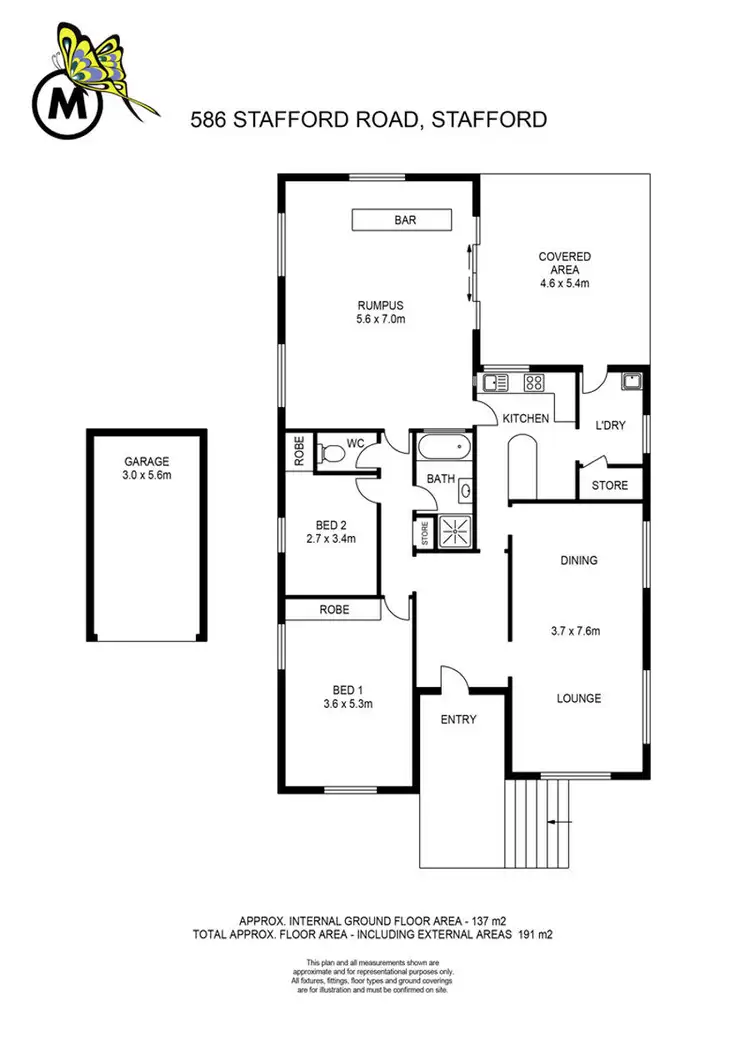 Floorplan of Homely house listing, 586 Stafford Road, Stafford QLD 4053
