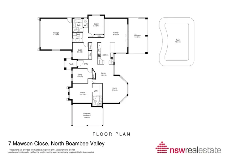 Floorplan of Homely house listing, 7 Mawson Close, North Boambee Valley NSW 2450