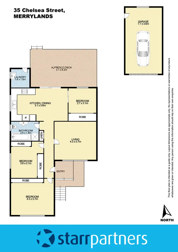 Floorplan of Homely house listing, 35 Chelsea Street, Merrylands NSW 2160