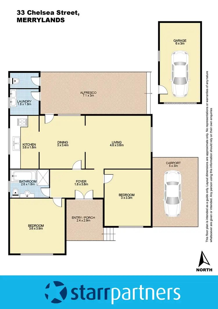 Floorplan of Homely house listing, 33 Chelsea Street, Merrylands NSW 2160