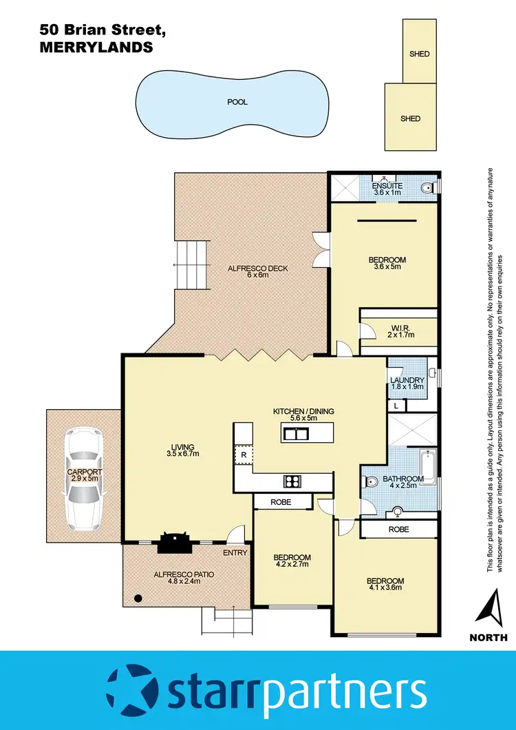 Floorplan of Homely house listing, 50 Brian Street, Merrylands NSW 2160
