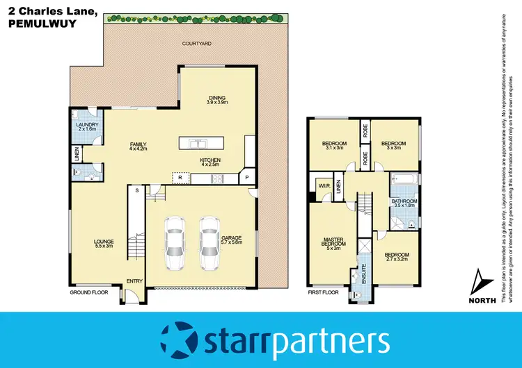 Floorplan of Homely house listing, 2 Charles Lane, Pemulwuy NSW 2145