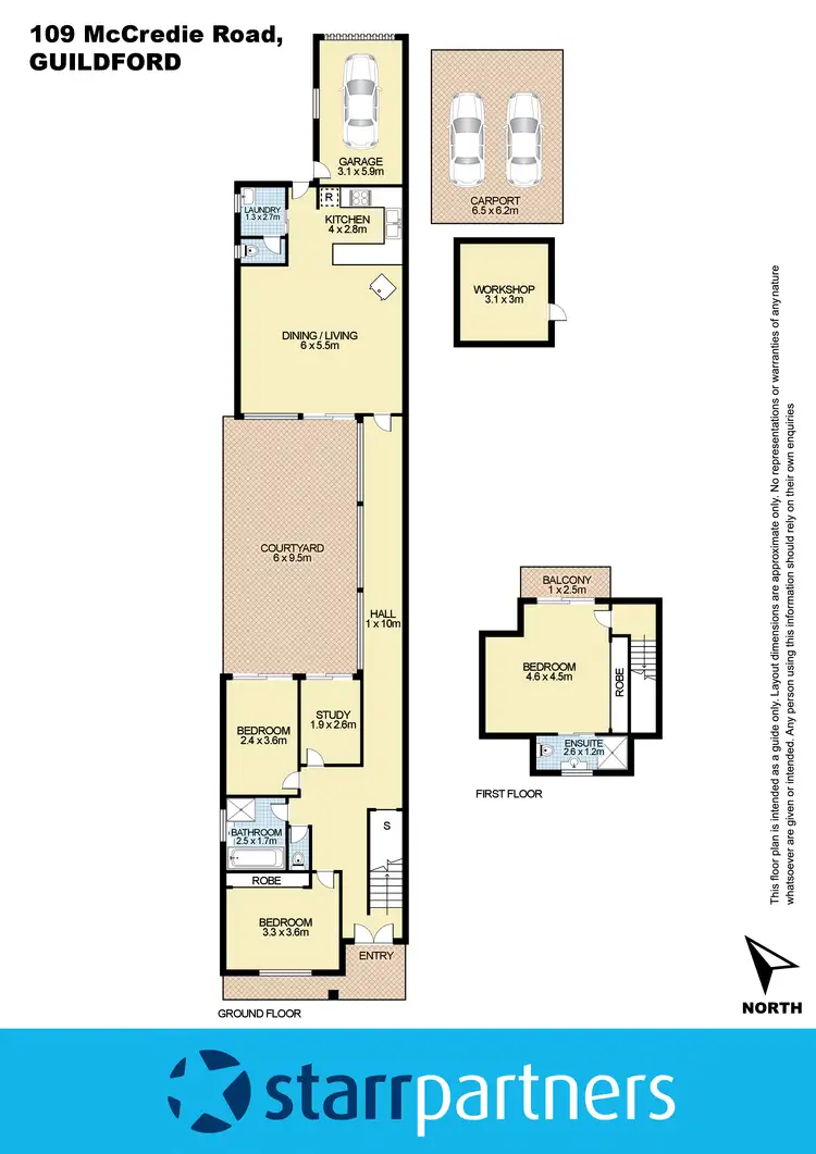 Floorplan of Homely house listing, 109 Mccredie Road, Guildford NSW 2161