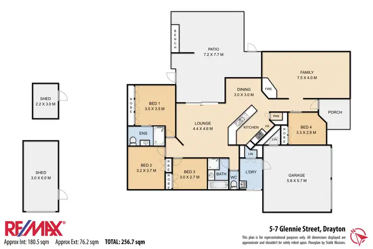 Floorplan of Homely house listing, 5-7 Glennie Street, Drayton QLD 4350