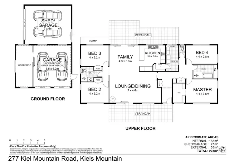 Floorplan of Homely house listing, 277 Kiel Mountain Road, Kiels Mountain QLD 4559