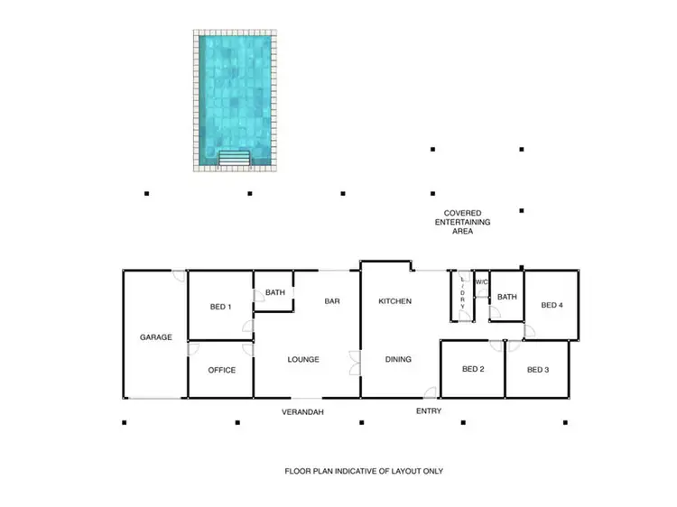 Floorplan of Homely rural property listing, 4440-4446 Mount Lindesay Highway, Munruben QLD 4125