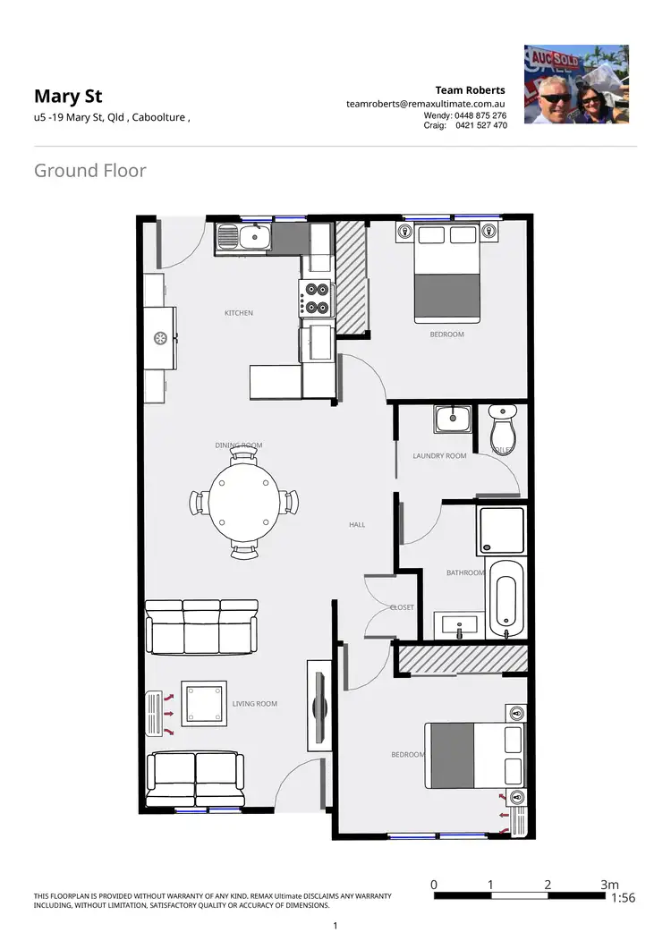 Floorplan of Homely unit listing, Unit 5 / 19 Mary Street, Caboolture QLD 4510