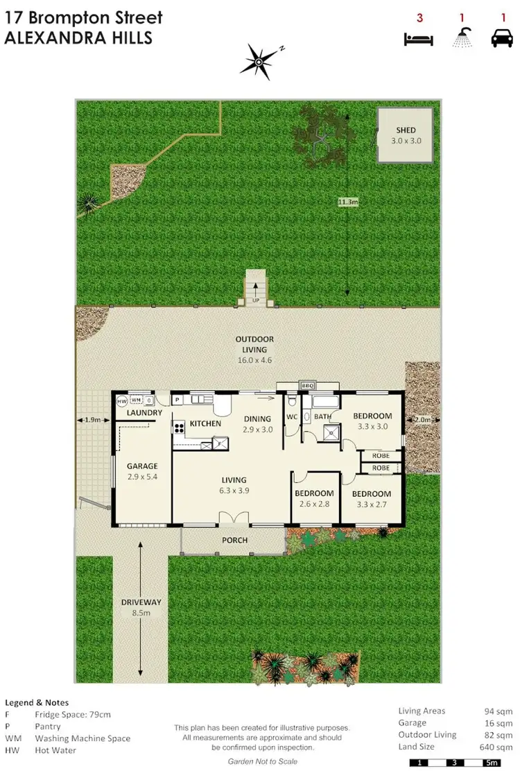Floorplan of Homely house listing, 17 Brompton Street, Alexandra Hills QLD 4161