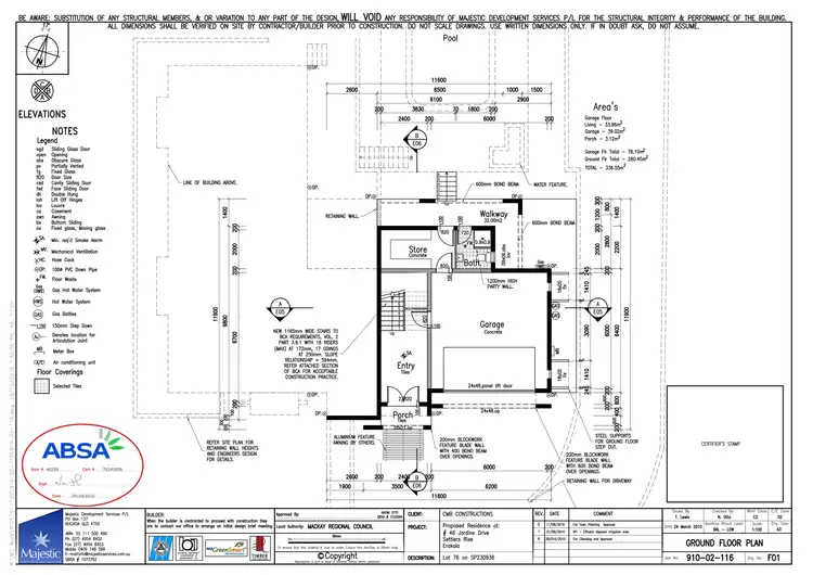 Floorplan of Homely house listing, 46 Jardine Drive, Erakala QLD 4740
