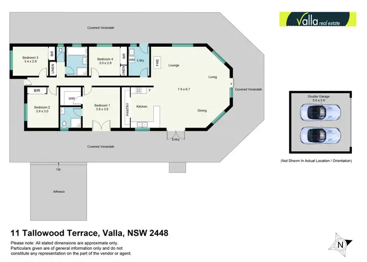 Floorplan of Homely rural property listing, 11 Tallowood Terrace, Valla NSW 2448