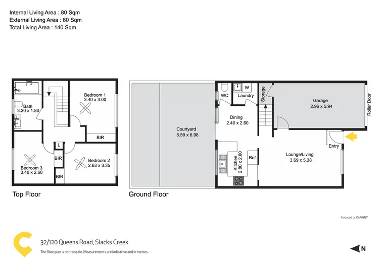 Floorplan of Homely townhouse listing, z32/120 Queens Road, Slacks Creek QLD 4127