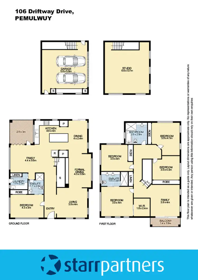 Floorplan of Homely house listing, 106 Driftway Drive, Pemulwuy NSW 2145
