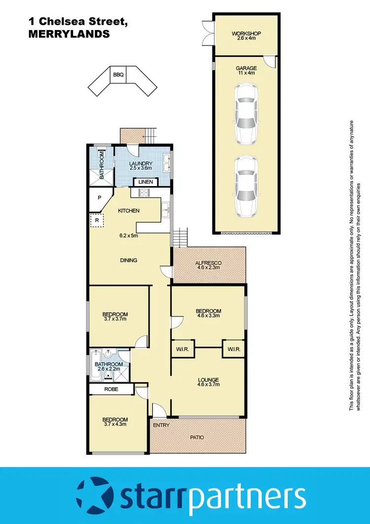 Floorplan of Homely house listing, 1 Chelsea Street, Merrylands NSW 2160