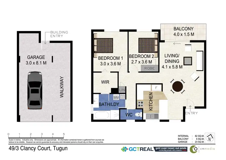 Floorplan of Homely unit listing, 49/3 Clancy Crt, Tugun QLD 4224