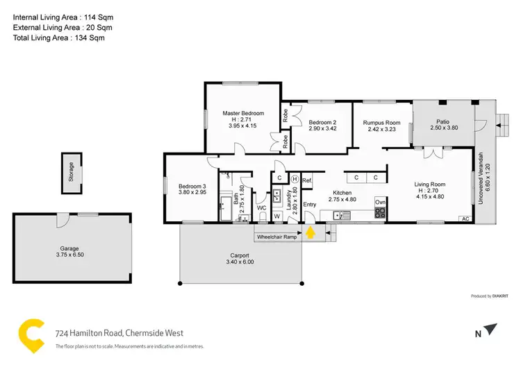 Floorplan of Homely house listing, 724 Hamilton Road, Chermside West QLD 4032