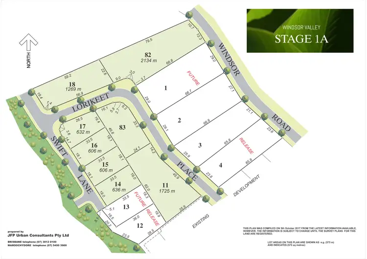 Floorplan of Homely land listing, 18 Lorikeet Place (Lot 82), Burnside QLD 4560