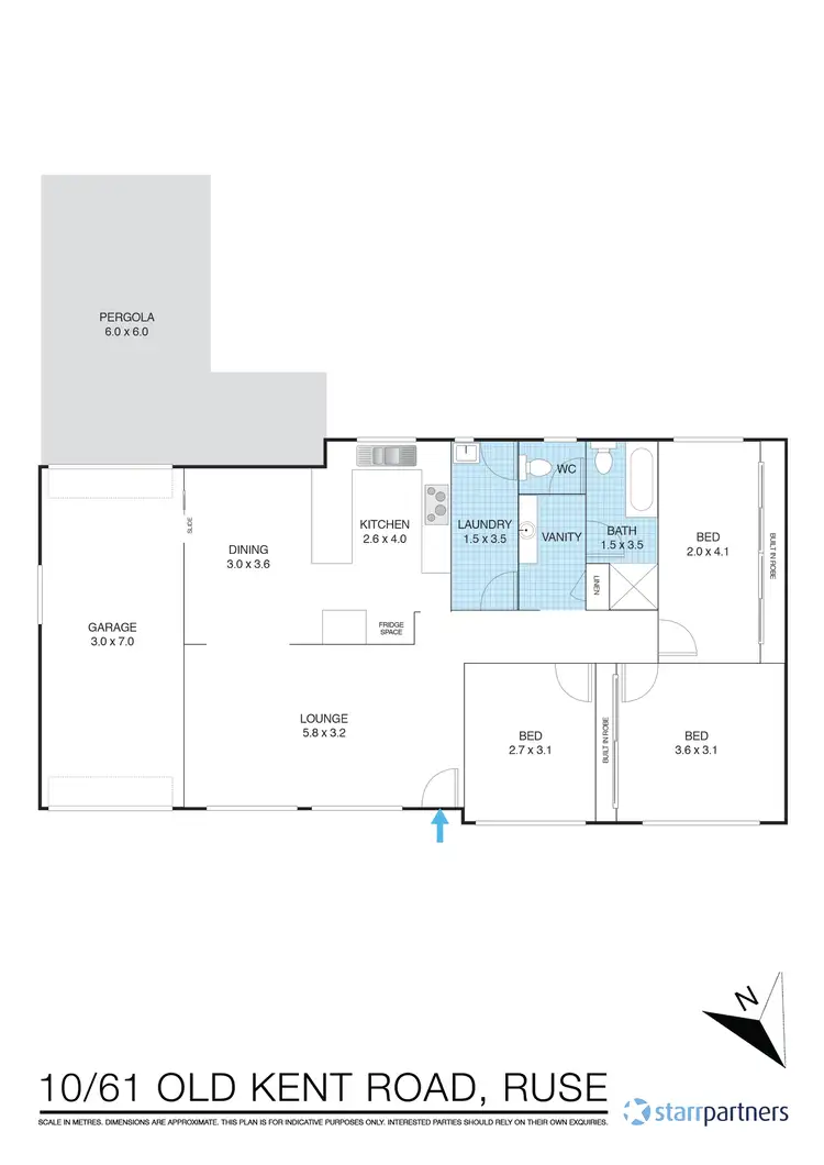 Floorplan of Homely house listing, 10/61 Old Kent Rd, Ruse NSW 2560