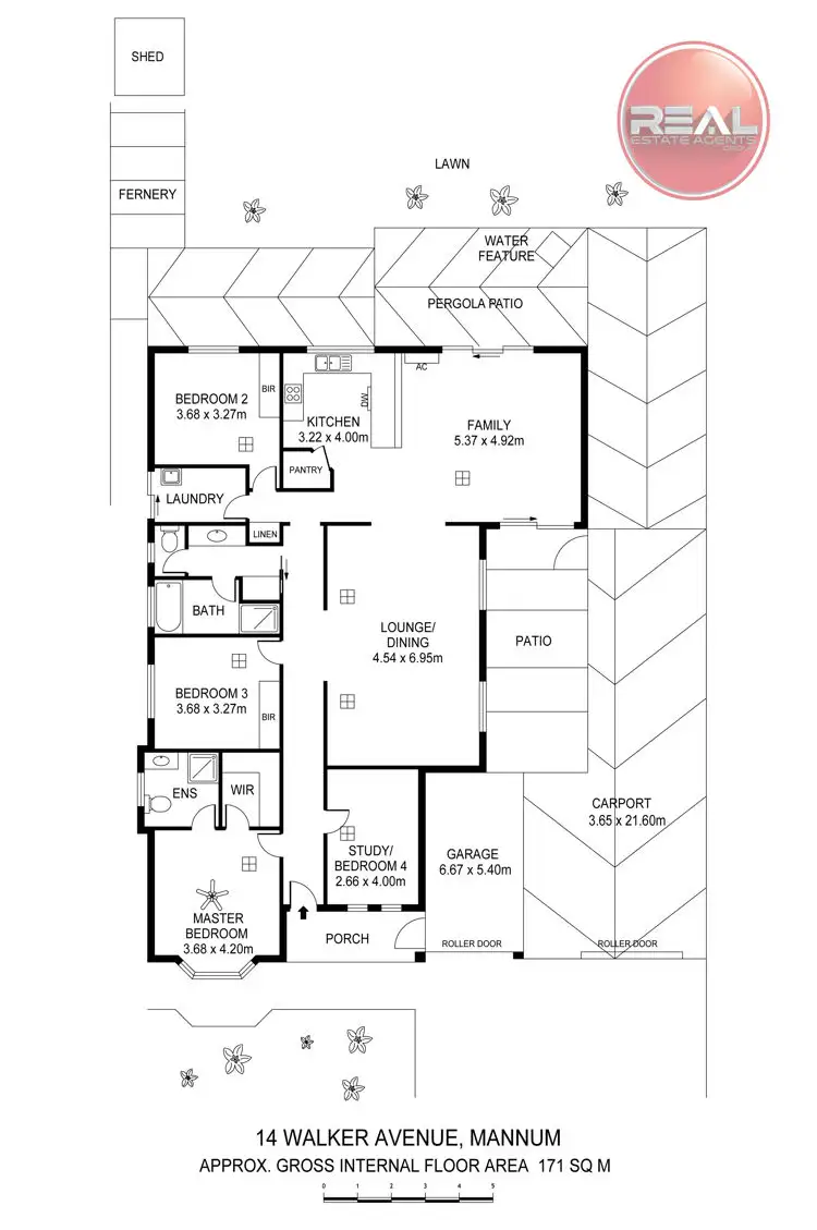 Floorplan of Homely house listing, 14 Walker Avenue, Mannum SA 5238