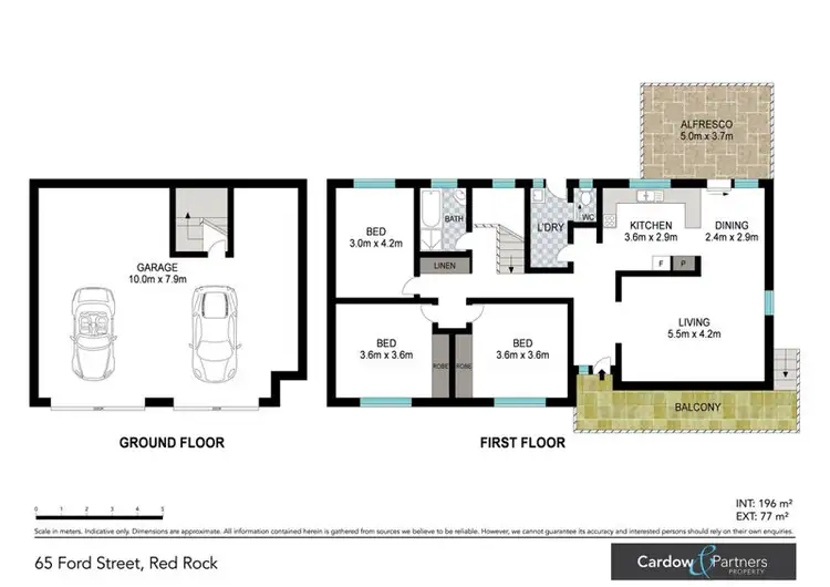 Floorplan of Homely house listing, 65 Ford St, Red Rock NSW 2456
