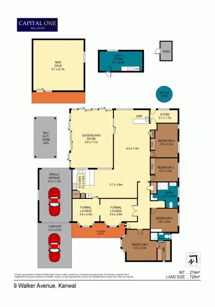 Floorplan of Homely house listing, 9 Walker Avenue, Kanwal NSW 2259