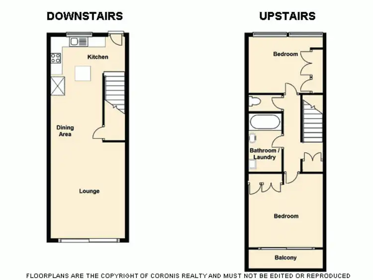 Floorplan of Homely townhouse listing, 2/31 King Street, Woody Point QLD 4019