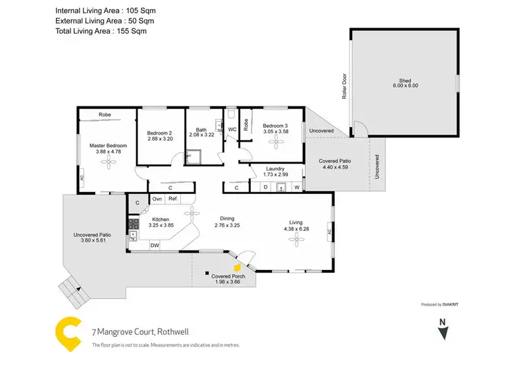 Floorplan of Homely house listing, 7 Mangrove Court, Rothwell QLD 4022