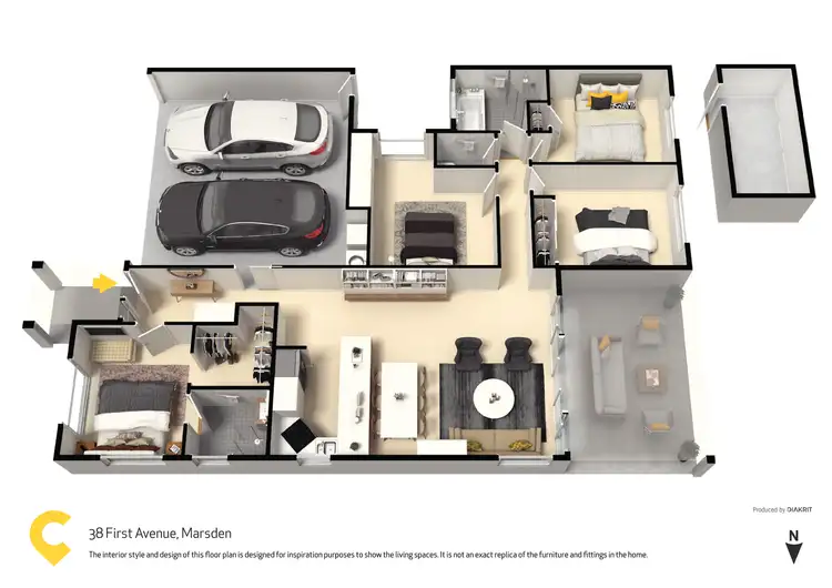 Floorplan of Homely house listing, 38 First Avenue, Marsden QLD 4132