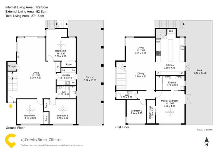 Floorplan of Homely house listing, 43 Crowley Street, Zillmere QLD 4034