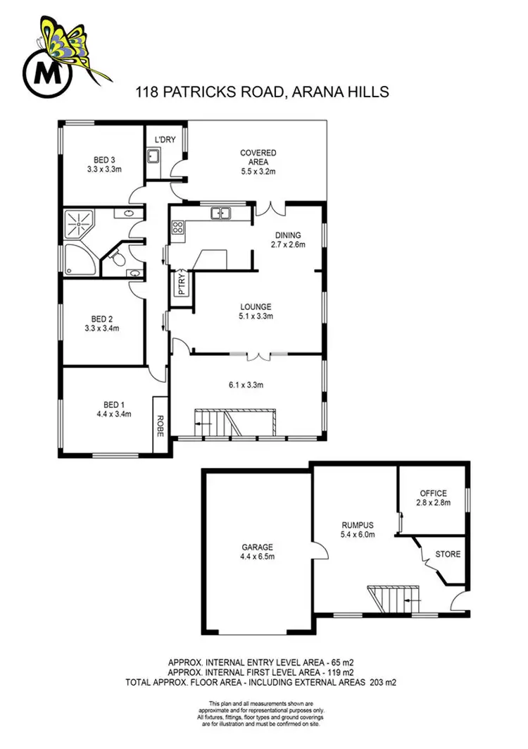 Floorplan of Homely house listing, 118 Patricks Rd, Arana Hills QLD 4054