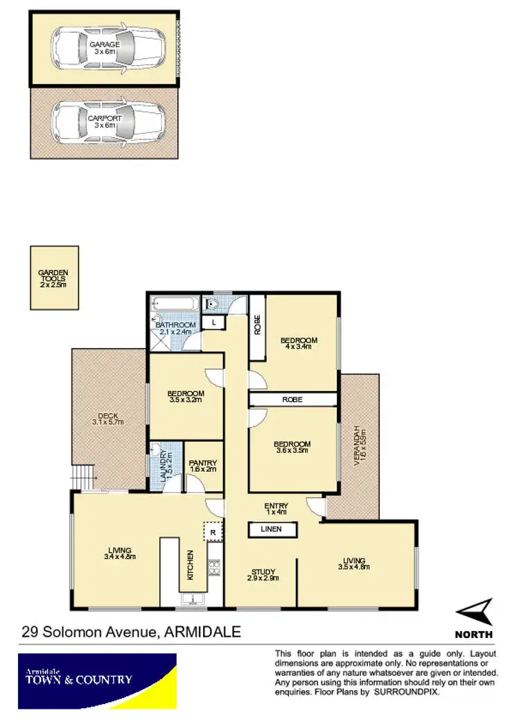 Floorplan of Homely house listing, 29 Solomon Avenue, Armidale NSW 2350