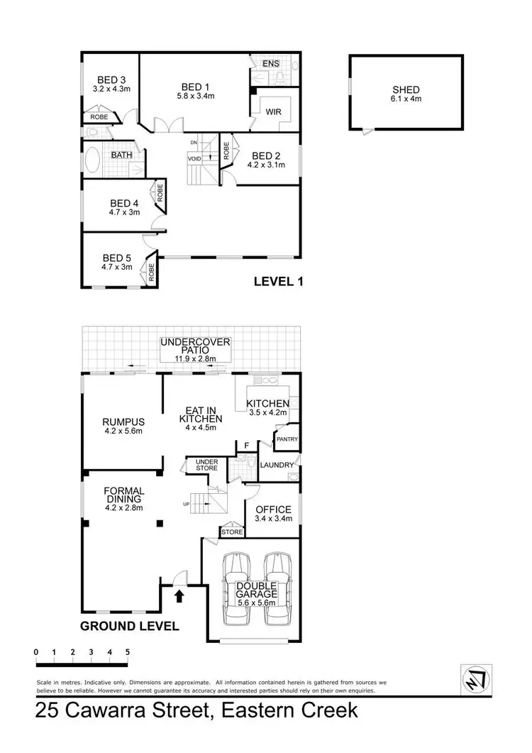 Floorplan of Homely house listing, 25 Cawarra street, Eastern Creek NSW 2766